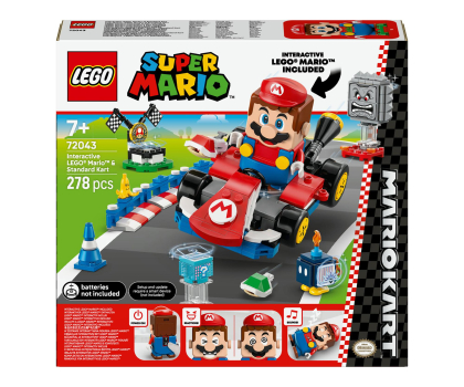 Klocki LEGO® LEGO Super Mario 72043 Mario Kart™ Interaktywna figurkaMario i Standard Kart